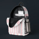 Print Cut Sew Bag Pink & White Stripe<br><div class="desc">Print Cut Sew Bags,  Drawstring Back Packs for back to school</div>