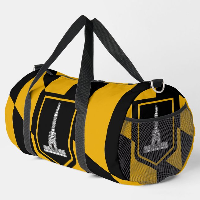 Print Cut Sew Bag with flag of Baltimore, USA (Right Corner)