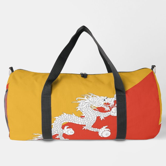 Print Cut Sew Bag with flag of Bhutan (Back)