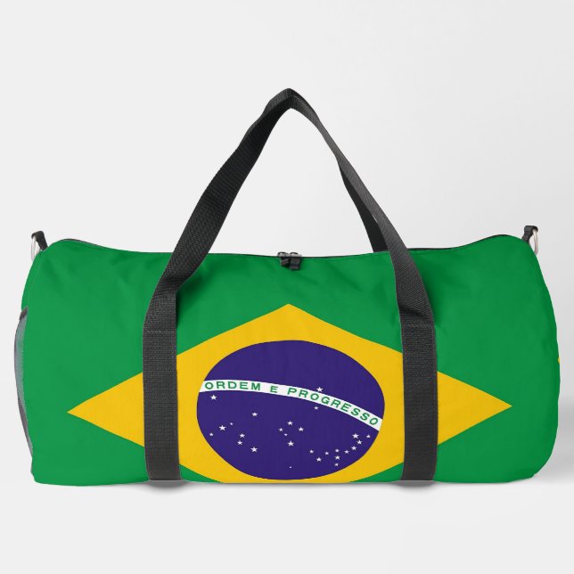 Print Cut Sew Bag with flag of Brazil (Back)