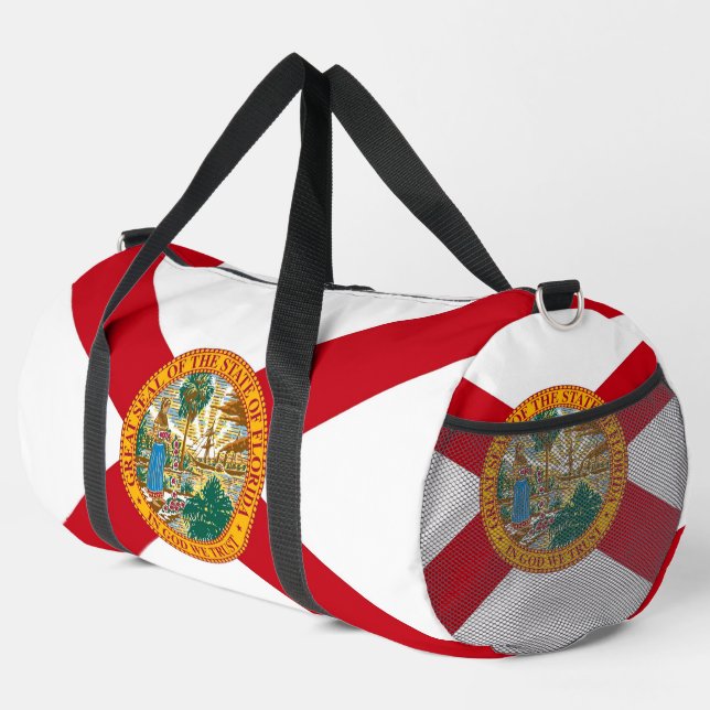 Print Cut Sew Bag with flag of Florida, USA (Right Corner)