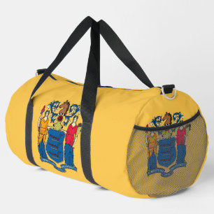 Print Cut Sew Bag with flag of New Jersey, USA