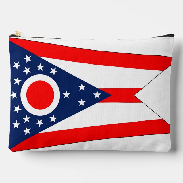Print Cut Sew Bag with flag of Ohio, USA (Front)