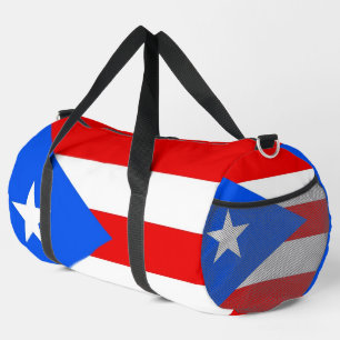 Print Cut Sew Bag with flag of Puerto Rico, USA
