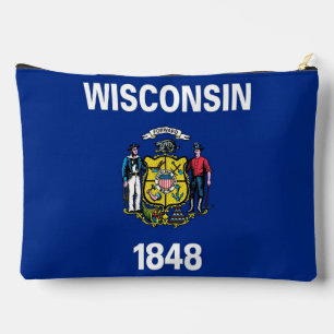Print Cut Sew Bag with flag of Wisconsin