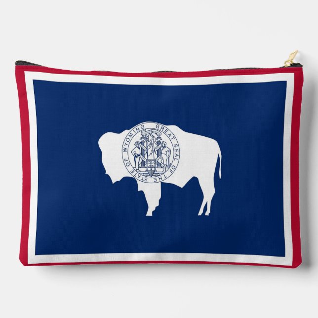 Print Cut Sew Bag with flag of Wyoming (Back)