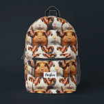 Print Cut Sew Guinea Pig Personalised Backpack<br><div class="desc">Introducing our adorable personalised guinea pigs backpack, the perfect companion for your little one's adventures! Crafted with love and care, this backpack features charming guinea pig designs, customisable with your child's name for that extra special touch. With ample space for toys, snacks, and essentials, it's not just cute but also...</div>
