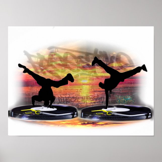 print double breakdancers (Front)