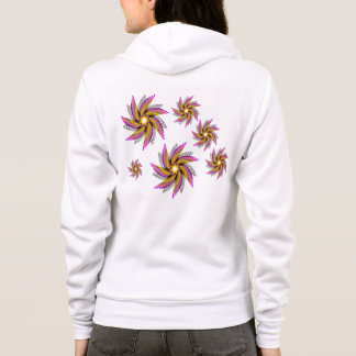 print  flora hoodie