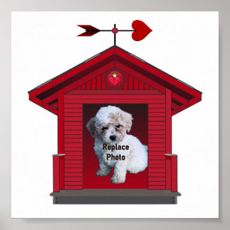 Print Frame for Dog Puppy Uploaded Print Poster