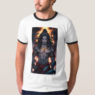 PRINT HINDU GOD SHIVA T-Shirt
