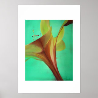 print-iris blue2 poster