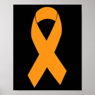 Print Multiple Sclerosis Ms Orange Ribbon 