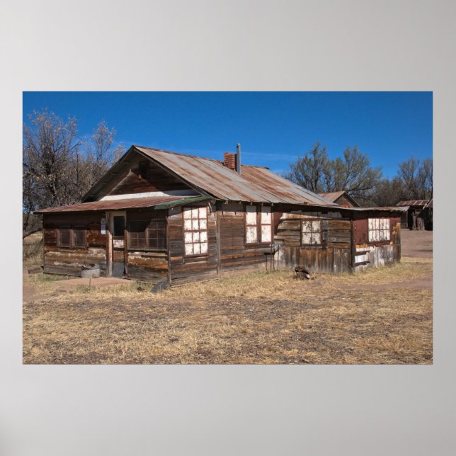 Print: Old Wood House Poster (Front)