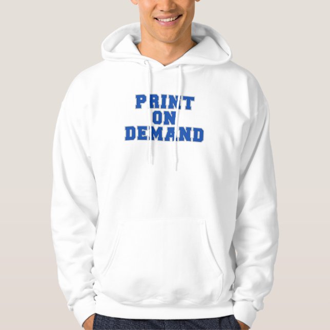 Print-on-Demand Typography Hoodie (Front)