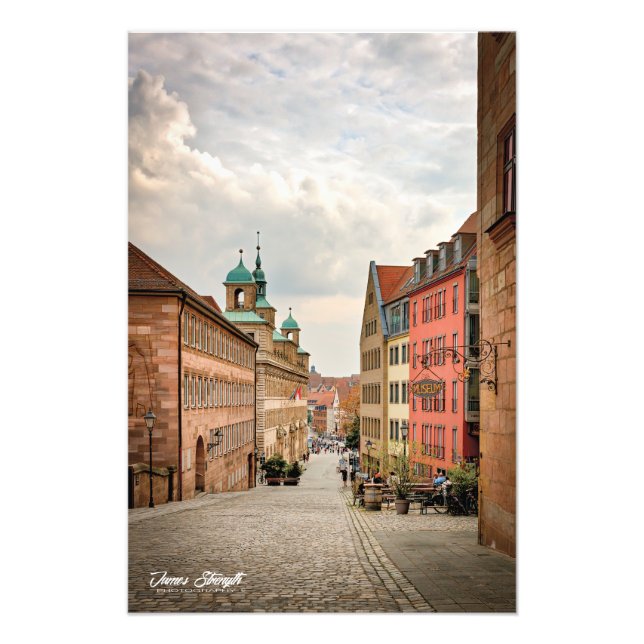 Print on Quality Photo Paper: Nuremberg Germany (Front)