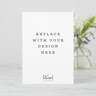 PRINT ORDER 5 x 7 inch vertical portrait card 