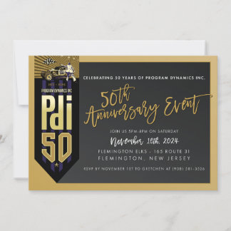 PRINT ORDER for Gretchen - PDI 50th Anniversary Invitation