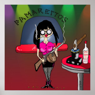 Print "Pam-Pam La Rue" - By Kev Moore