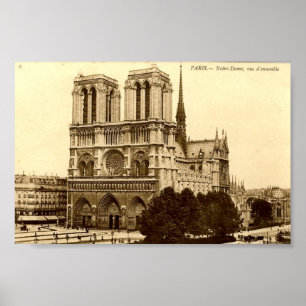 Print - Paris, Notre Dame