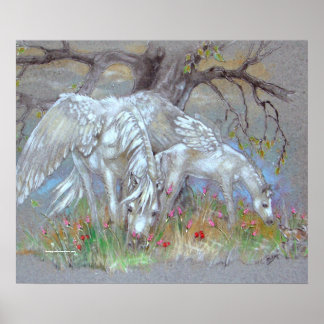 PRINT - Pegasus Mother & Foal
