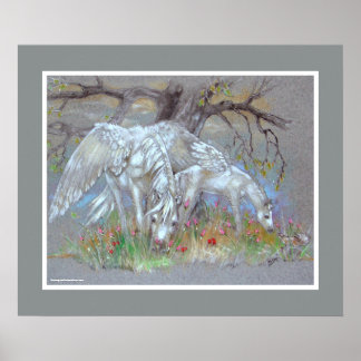 PRINT - Pegasus Mother & Foal