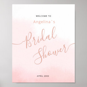 Print, Poster Paper WELCOME TO the bridal shower.