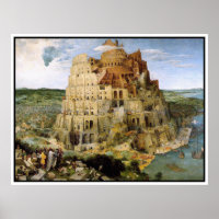 Print/Poster: Tower of Babel - Peter Bruegel