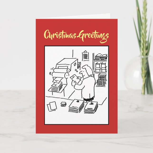 Print Room Printers Christmas Card (Front)