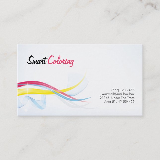 print shop business card (Front)