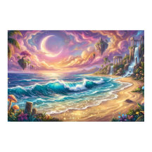 Print, Standard Semi-Gloss Magical Fantasy Ocean