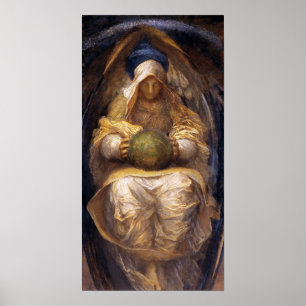 Print: "The All-Pervading" by George Watts Poster