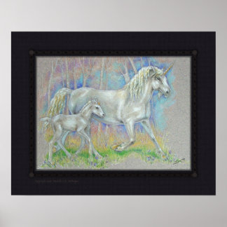 Print - Unicorn & Baby