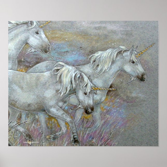 PRINT - Unicorn Three Mares (Front)