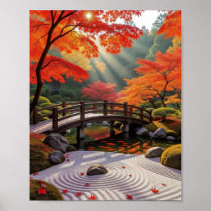 Print, Value Tranquil Zen GardPoster Paper (Matte) Poster