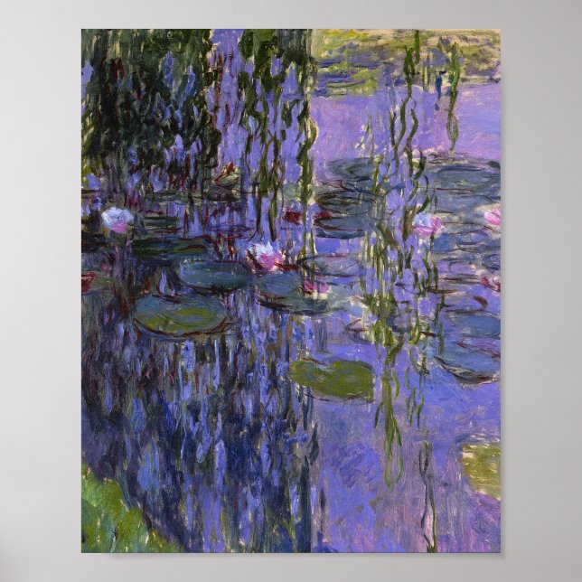 Print - Water Lillies by Claude Monet (Front)