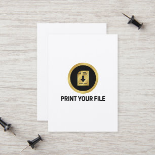 Print your file Trading Card 2.5 x 3.5 inches