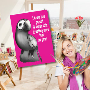 Print Your Own Art and Personalise Card