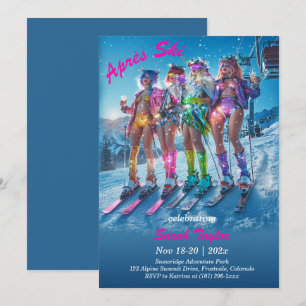 Printable Après Ski Bachelorette Template