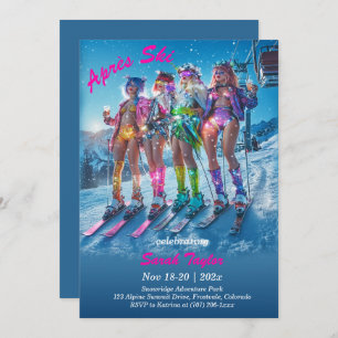 Printable Après Ski Bachelorette Template