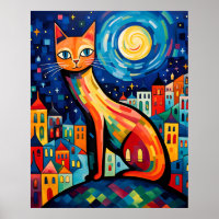 [Printable Art] Metropolitan Meow, Matisse style