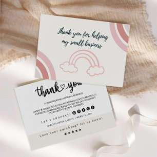 Printable Business Thank You Card