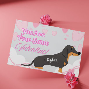 Printable Dachshund Valentine's Day Cards - Custom