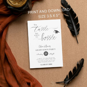 Printable Download Graduation Party  Invitation