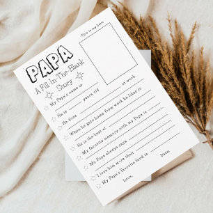 Printable Fill In The Blank Fathers Day Card