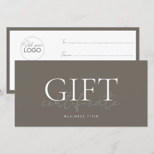 Printable Gift Card Template Easy To Customise