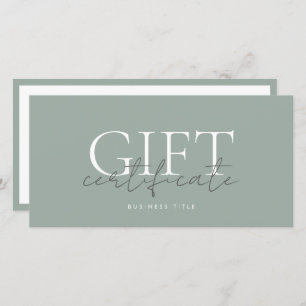 Printable Gift Card Template Easy To Customize