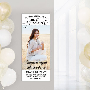 Printable Graduation Congrats Large Vertical Photo Poster