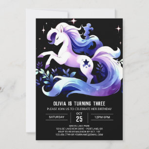 Printable Horse Birthday Invitation