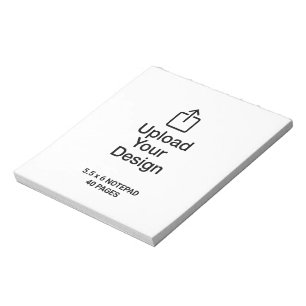 Printed 40 Page Notepad 5.5 x 6